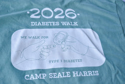 2026 Seafoam Green Diabetes Walk T-Shirt