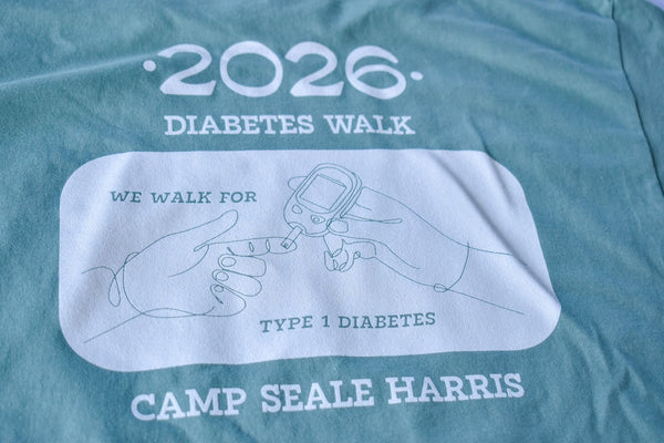 2026 Seafoam Green Diabetes Walk T-Shirt