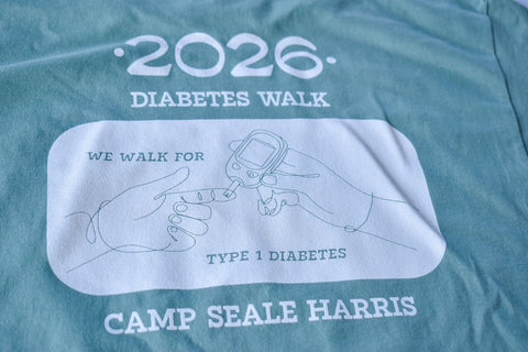 2026 Seafoam Green Diabetes Walk T-Shirt